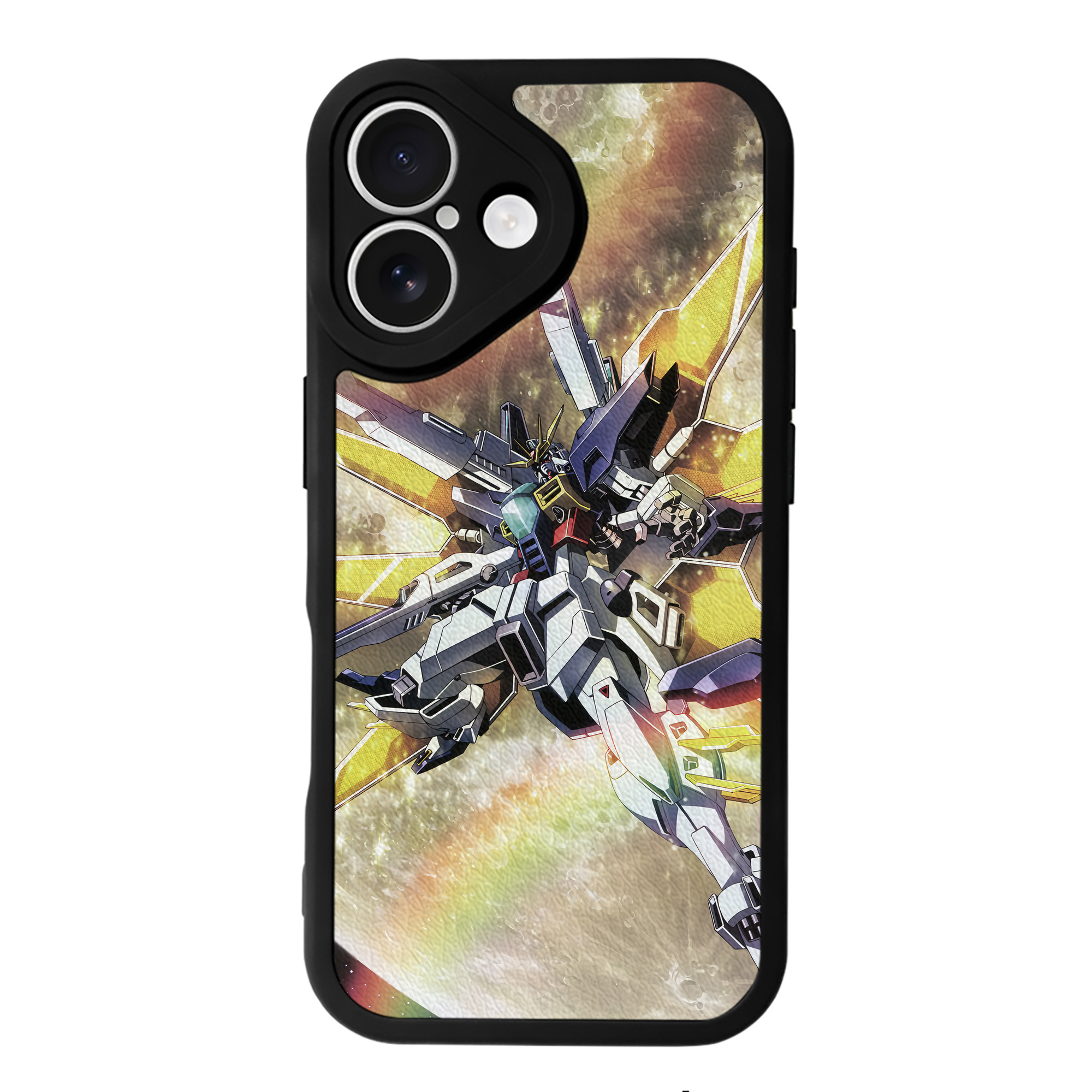 （画像用） 機動戦士ガンダム Mobile Suit Gundam 【iPhone 16シリーズ対応】シリコンスマホケース（レザー調） 材質：シリコン